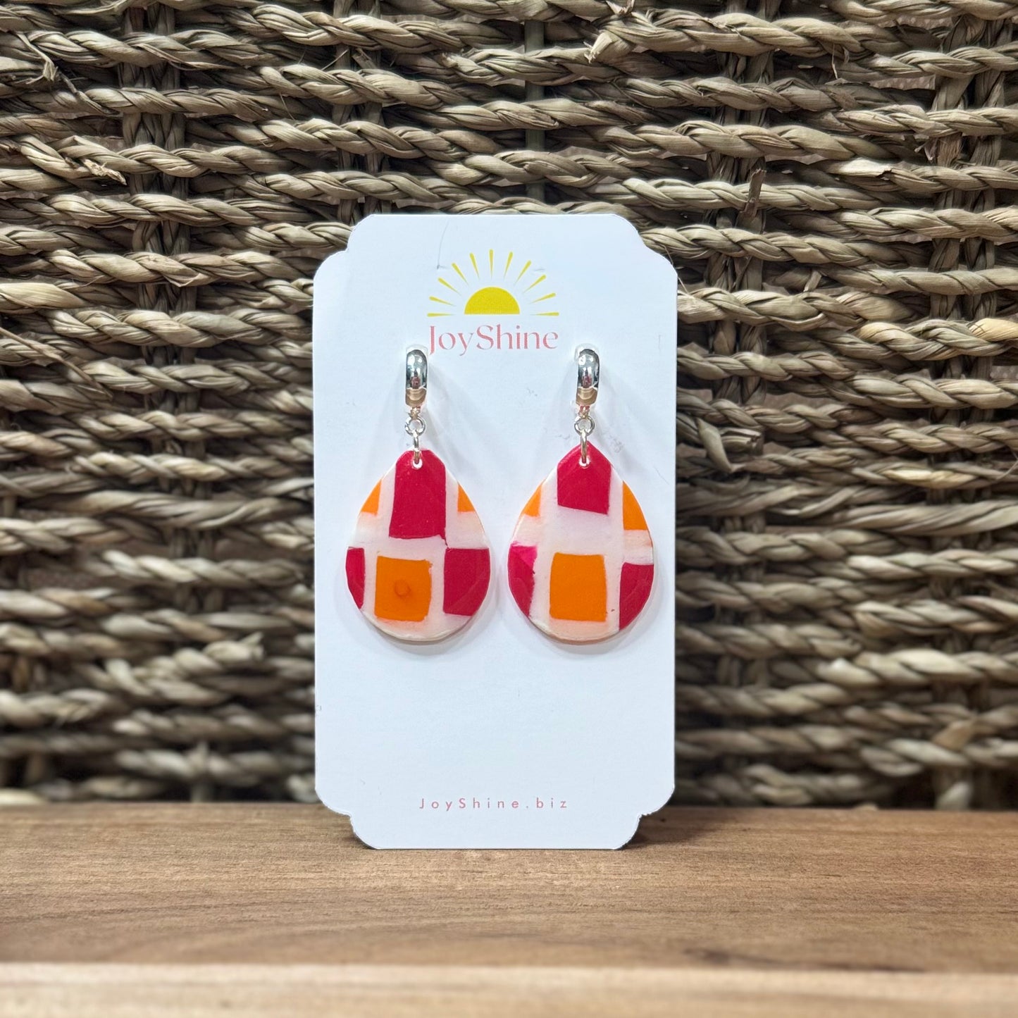 Citrus Glow Earrings | Handmade Polymer Clay Earrings | JoyShine