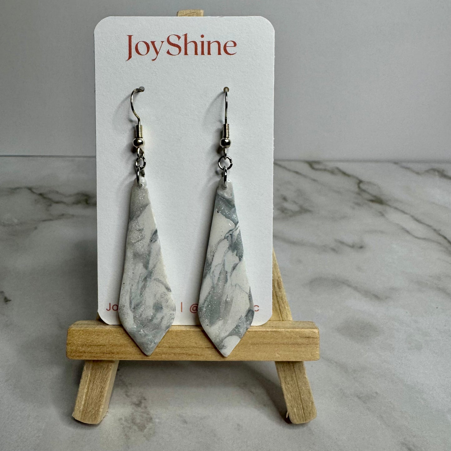 Pendientes Moonwash | Joyería artesanal de arcilla polimérica | JoyShine