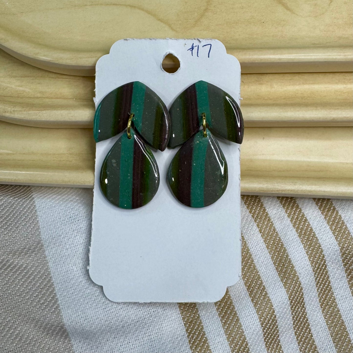 Forest Stripe Earrings