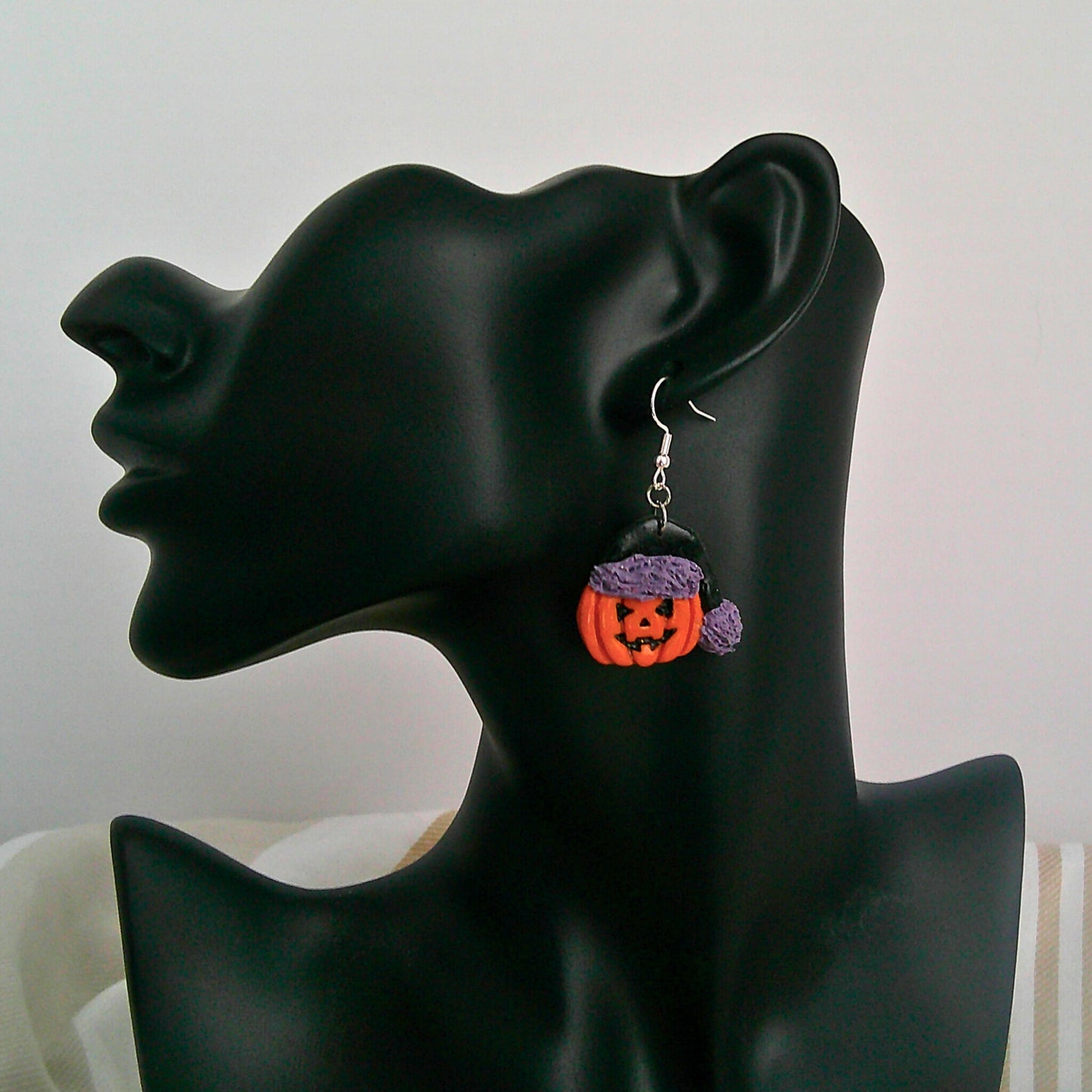 Nightshade Noel Jack-o’-Lantern Earrings