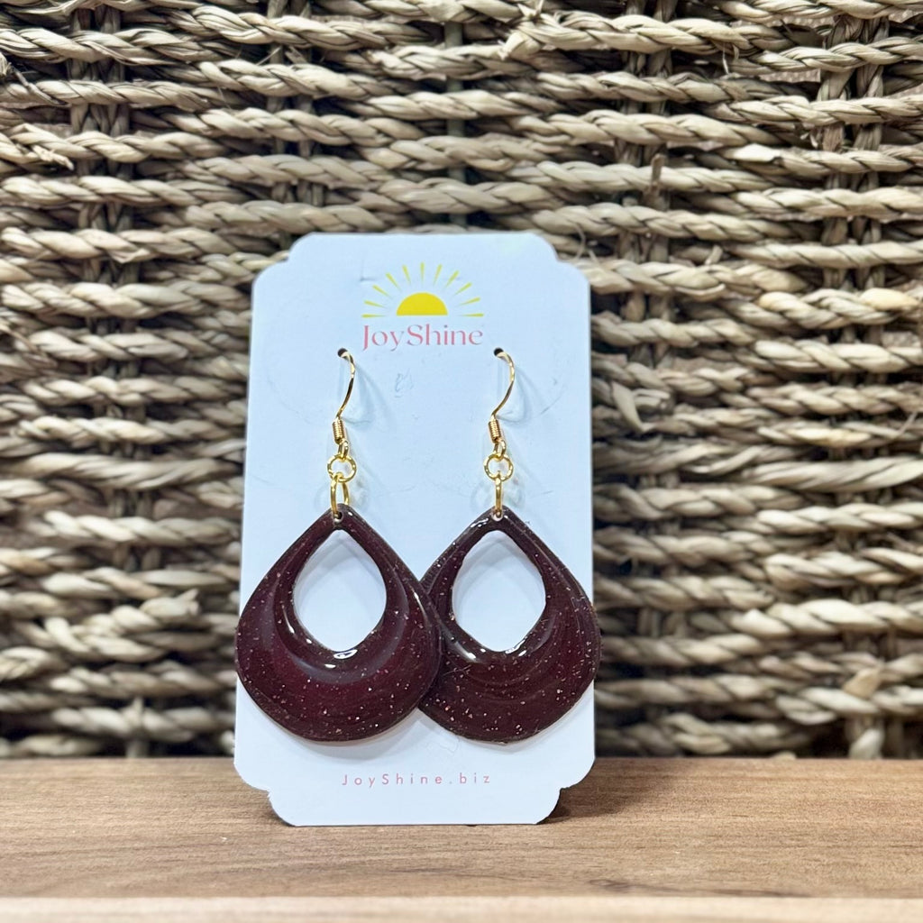 Scarlet Swirl Earrings