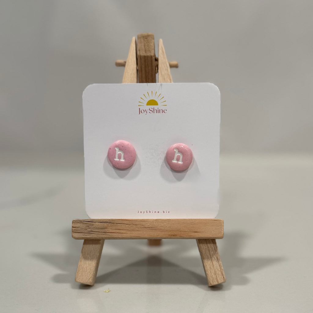 Classic Letter Earrings