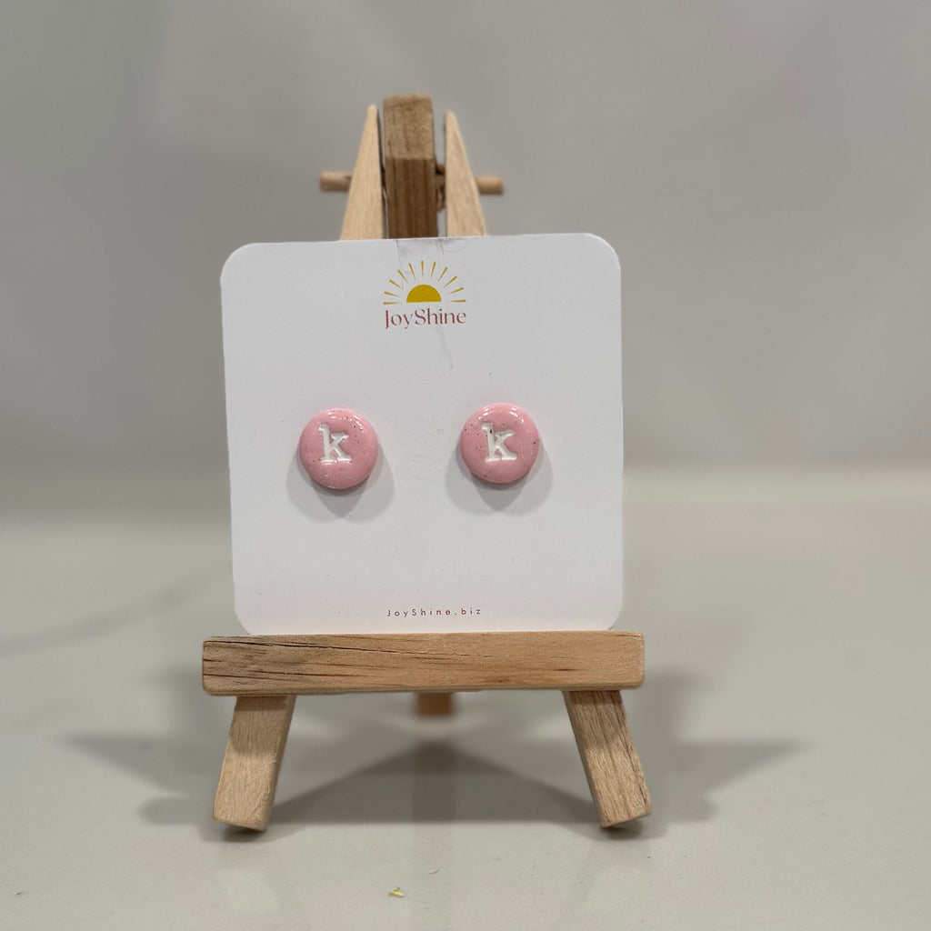 Classic Letter Earrings