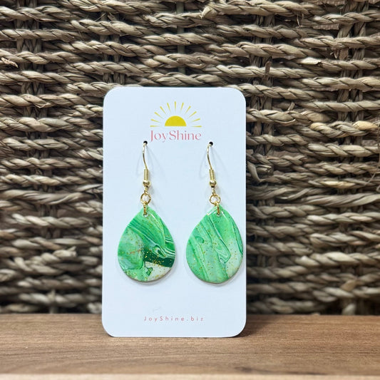 Aretes Resplandor Esmeralda