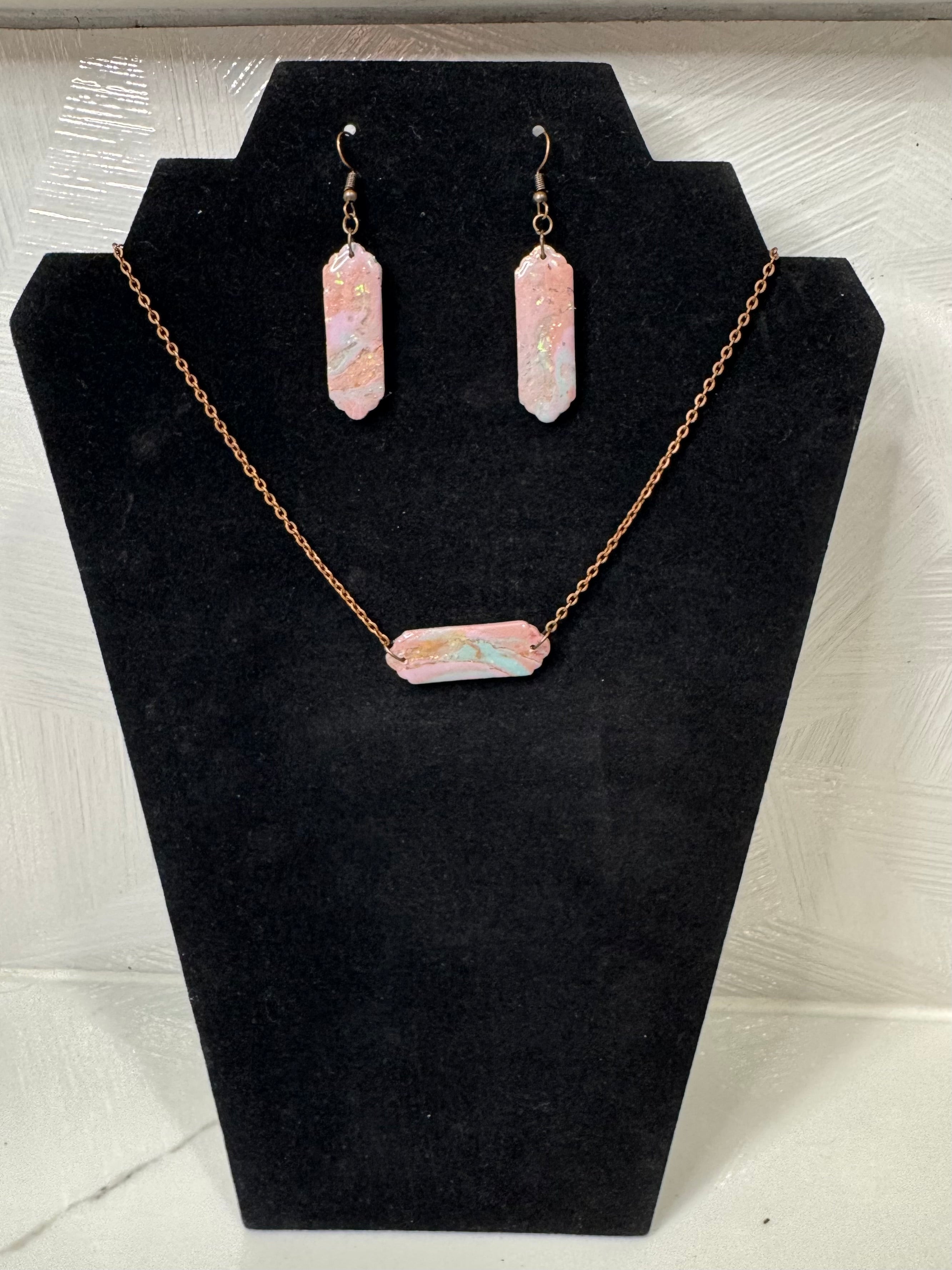 Earring & necklace set #02