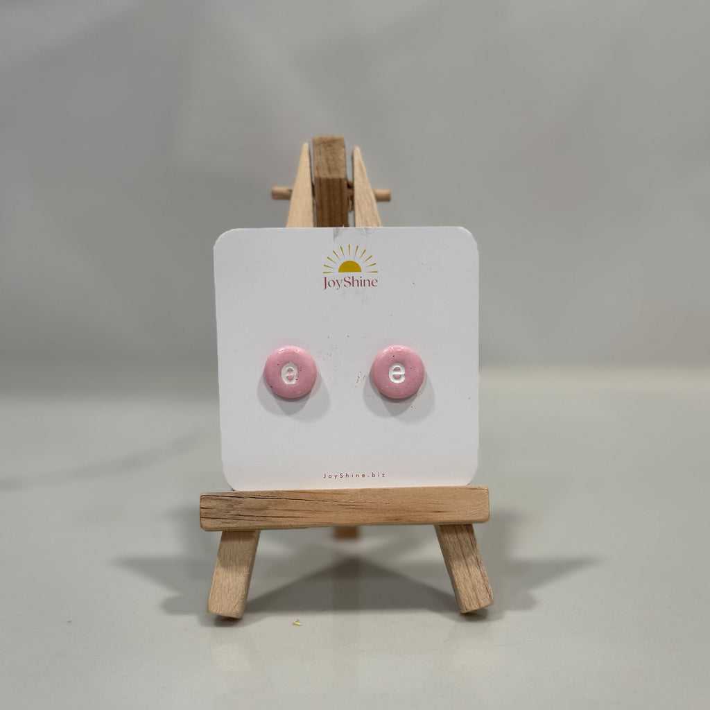 Classic Letter Earrings