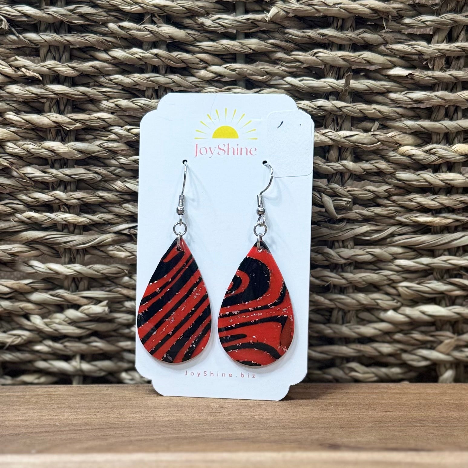 Scarlet Shadow Earrings