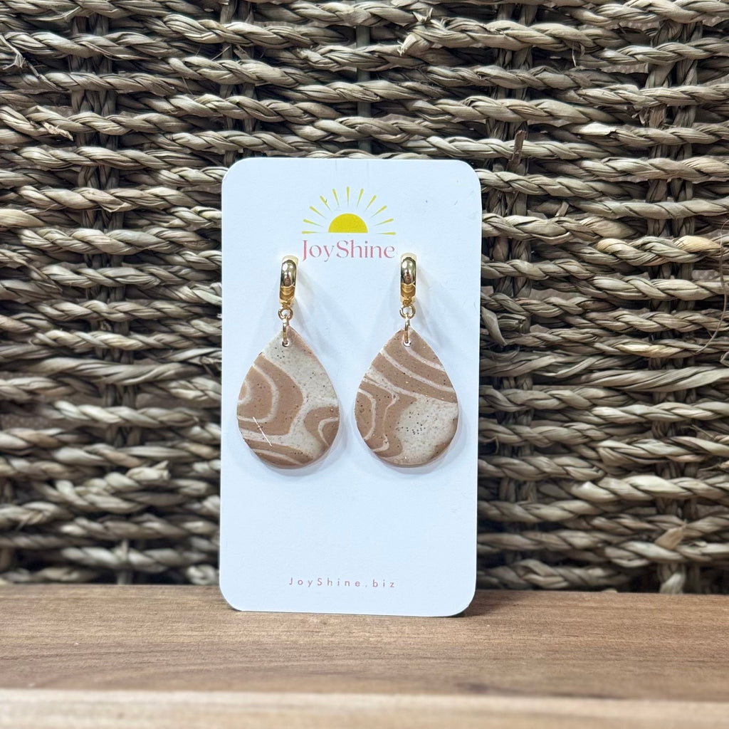 Golden Swirl Earrings