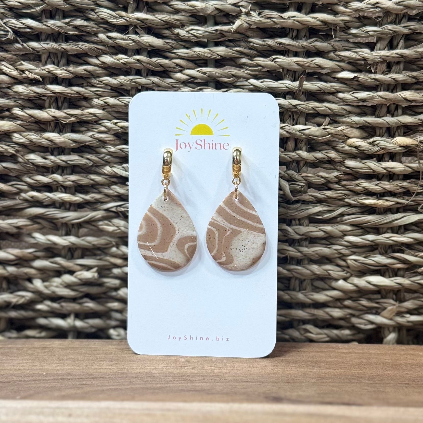 Golden Swirl Earrings