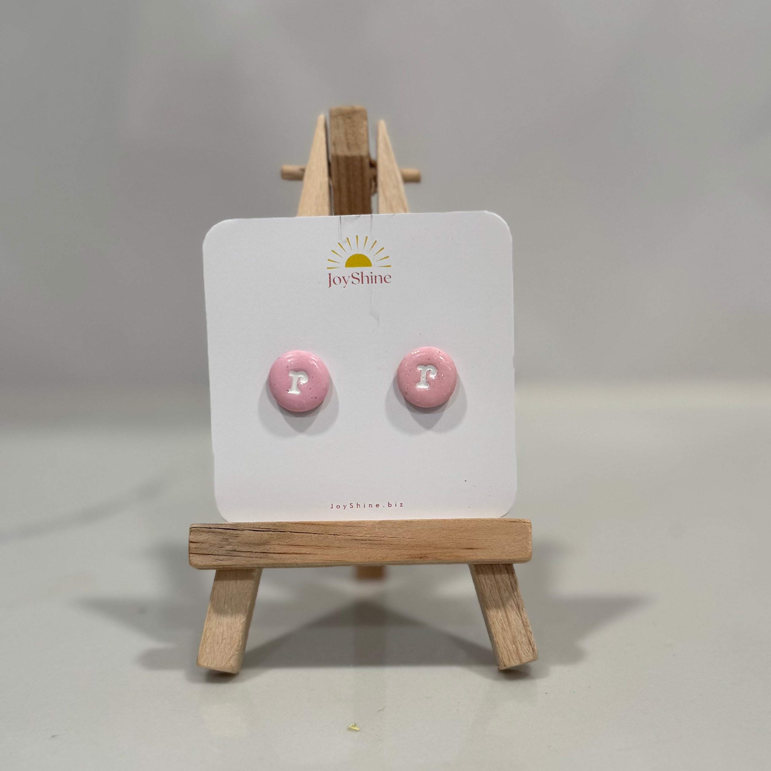 Classic Letter Earrings