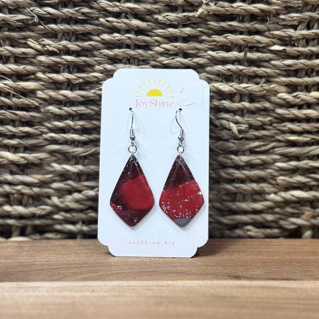 Scarlet Swirl Earrings