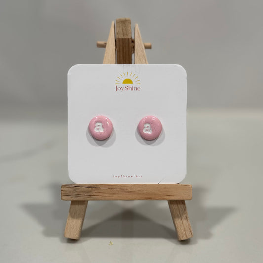 Classic Letter Earrings