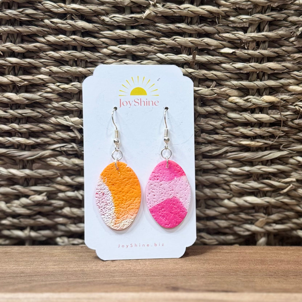 Tangerine Bloom Earrings