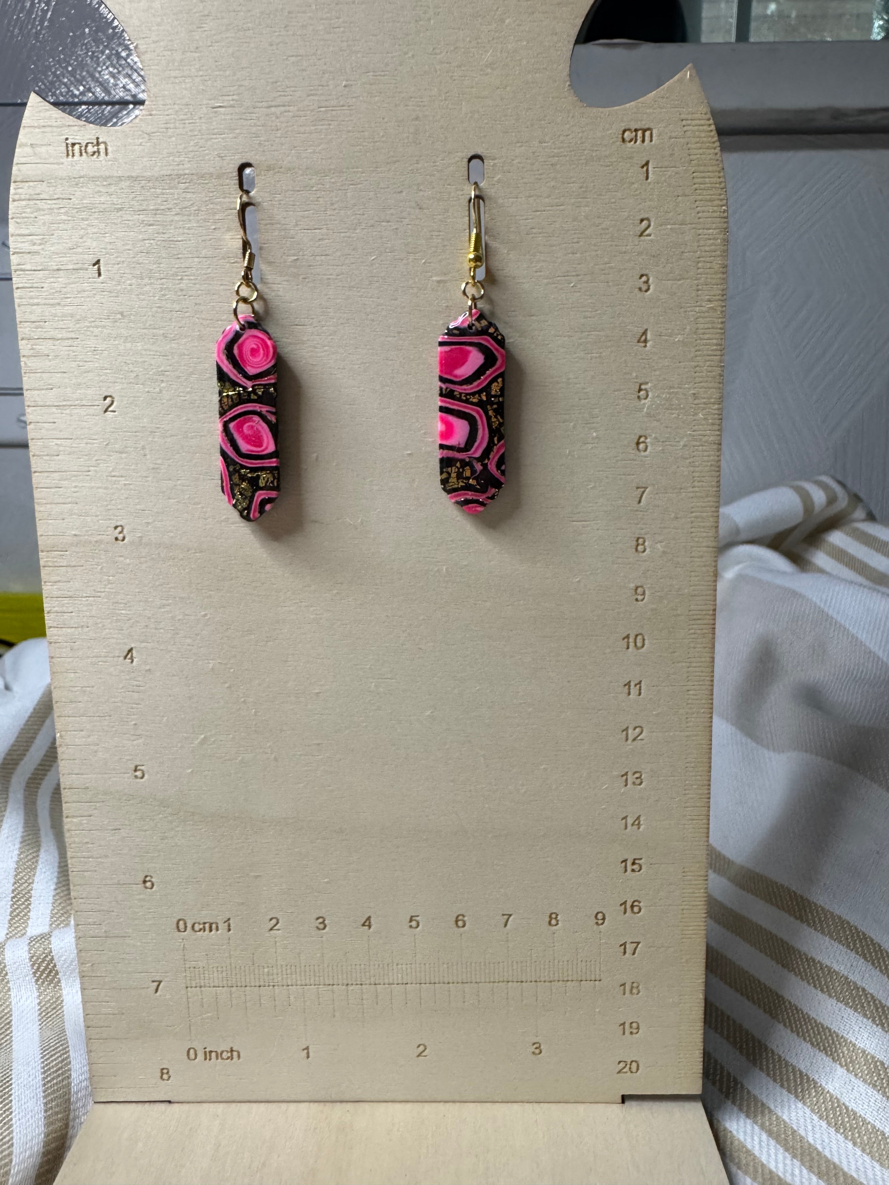Steel & Rose Earrings