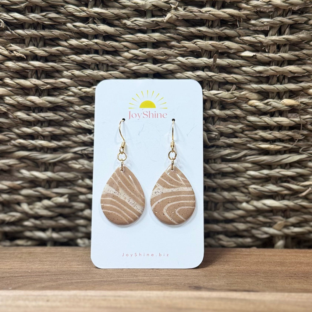 Golden Swirl Earrings