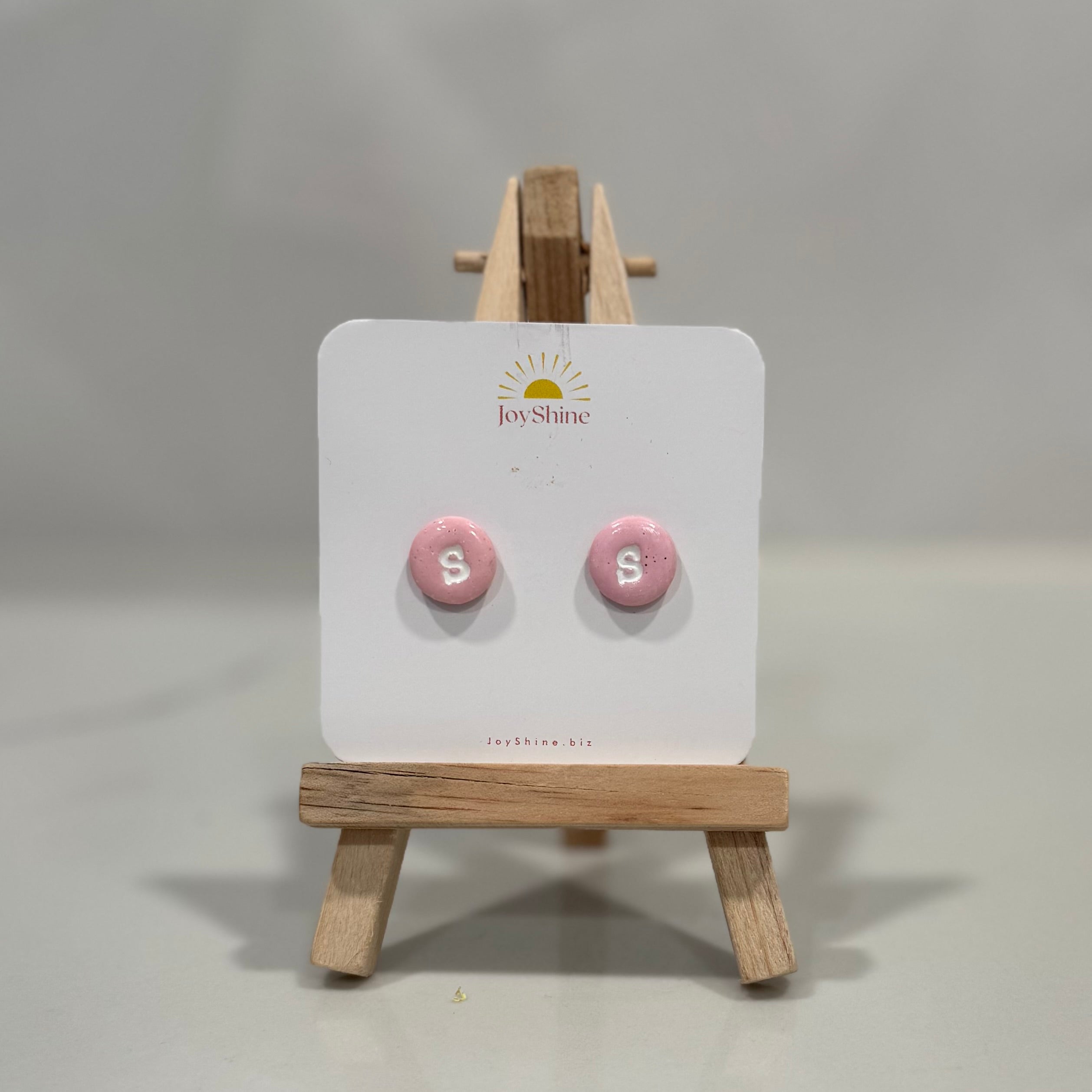 Classic Letter Earrings