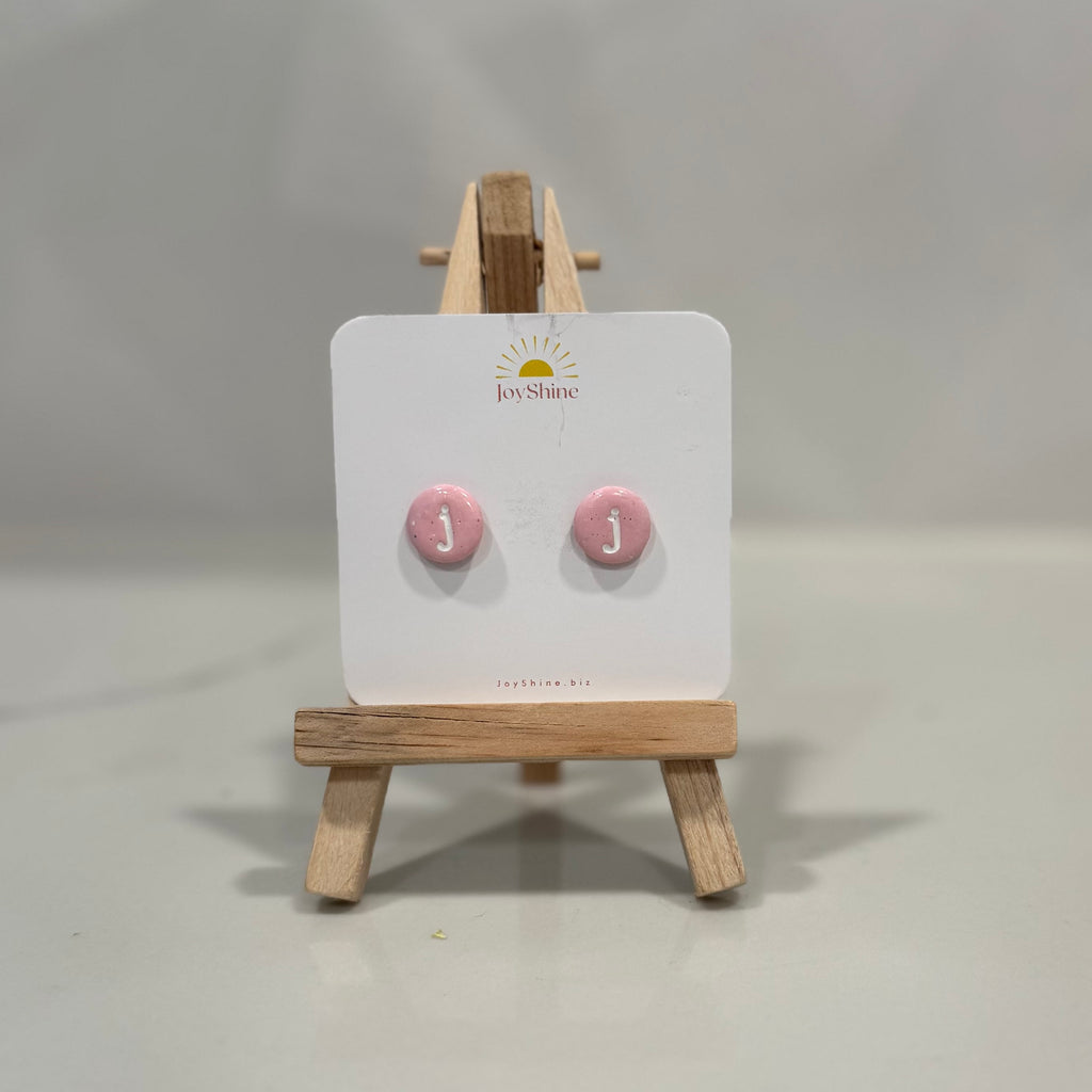 Classic Letter Earrings
