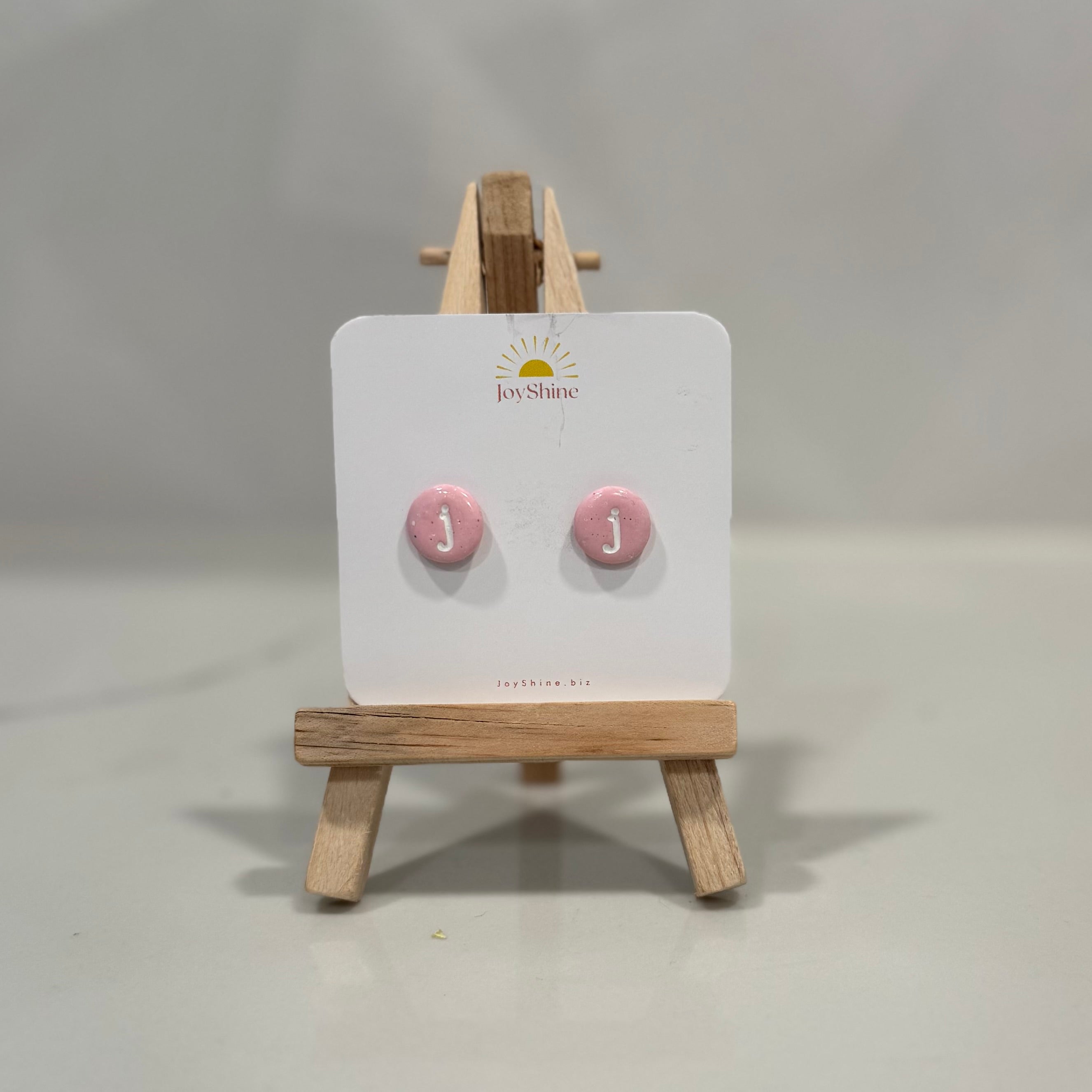 Classic Letter Earrings