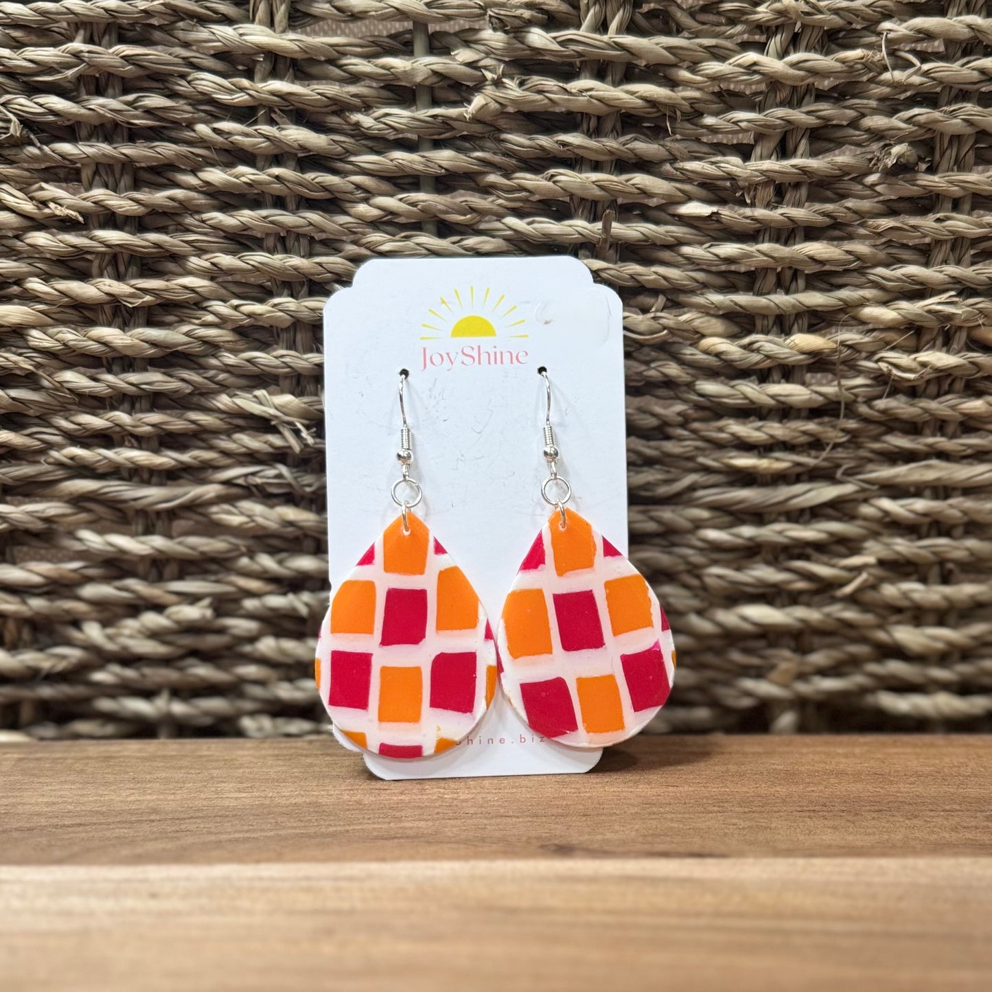 Citrus Glow Earrings | Handmade Polymer Clay Earrings | JoyShine