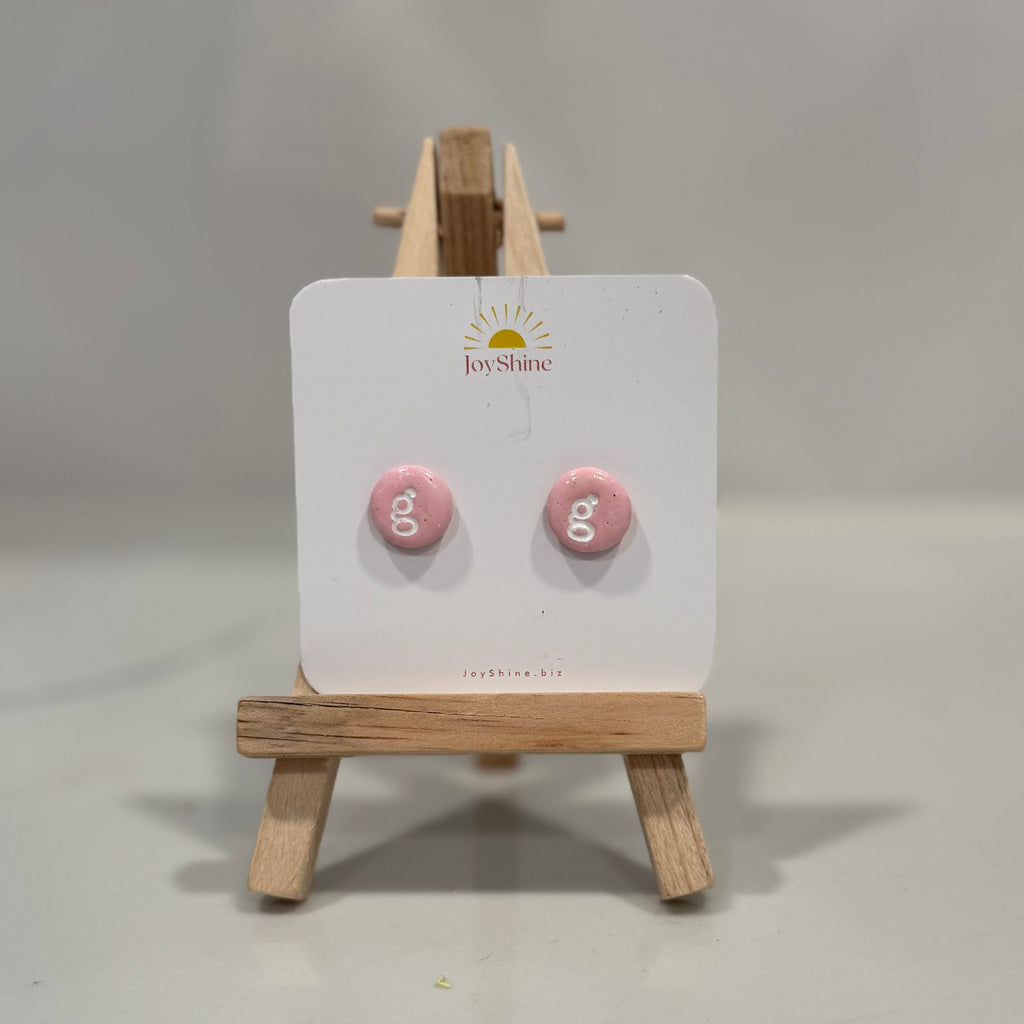 Classic Letter Earrings