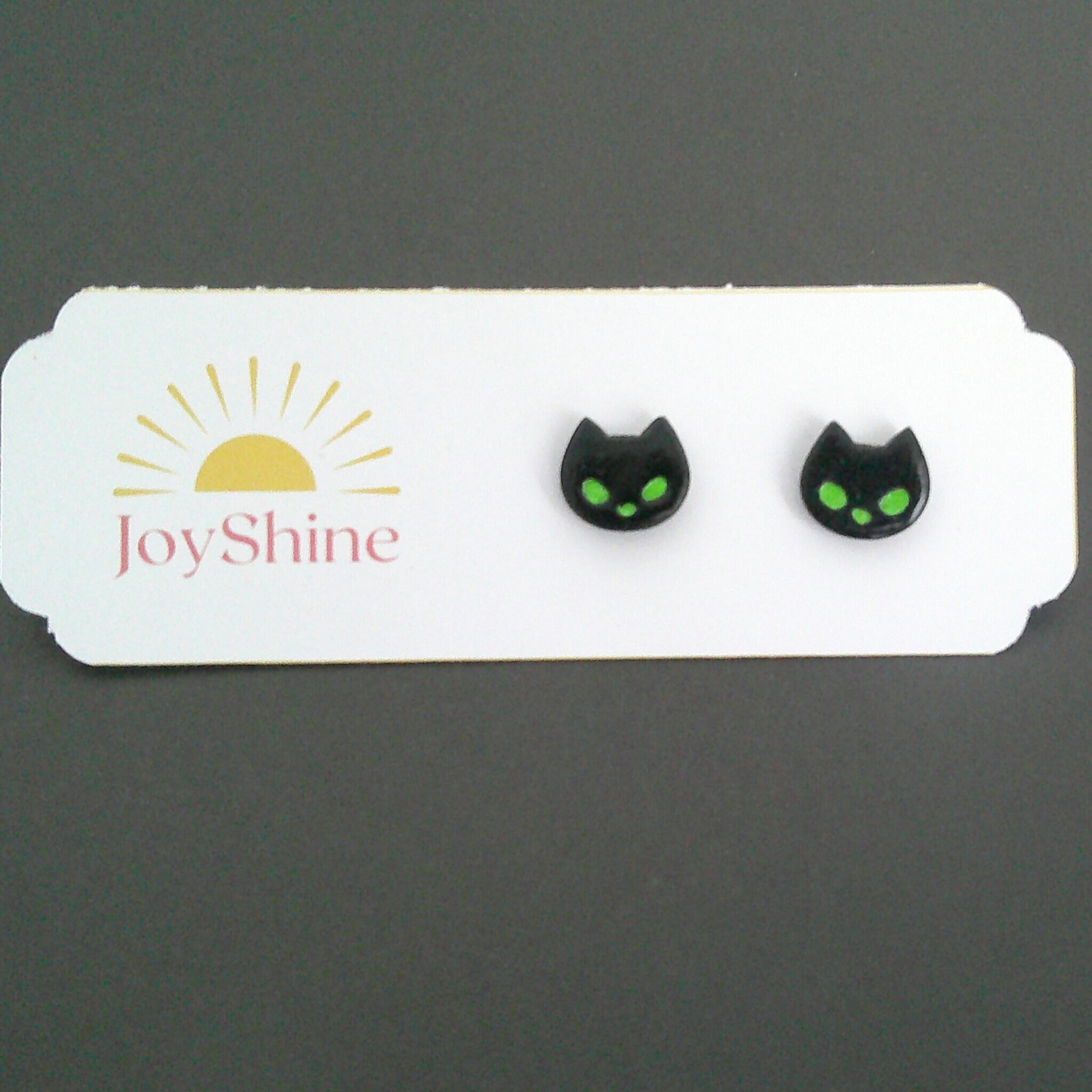 Haunting Hollow Cat Studs