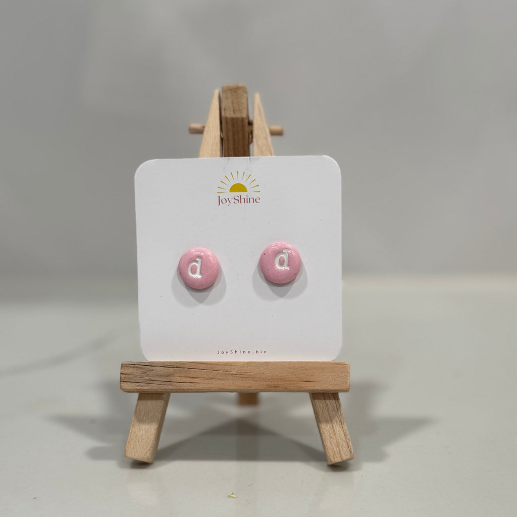 Classic Letter Earrings