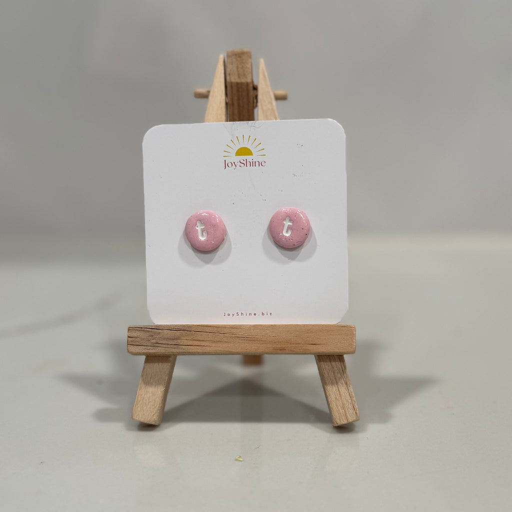 Classic Letter Earrings