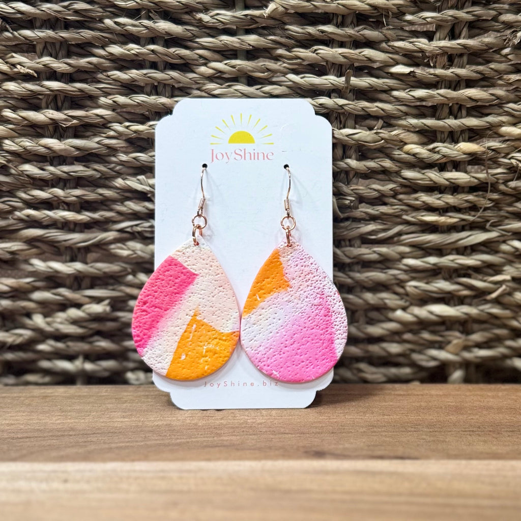 Tangerine Bloom Earrings