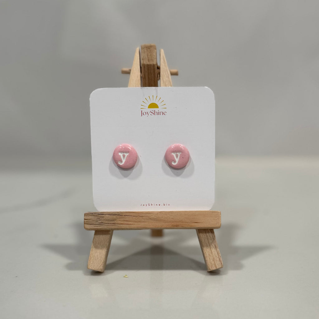 Classic Letter Earrings