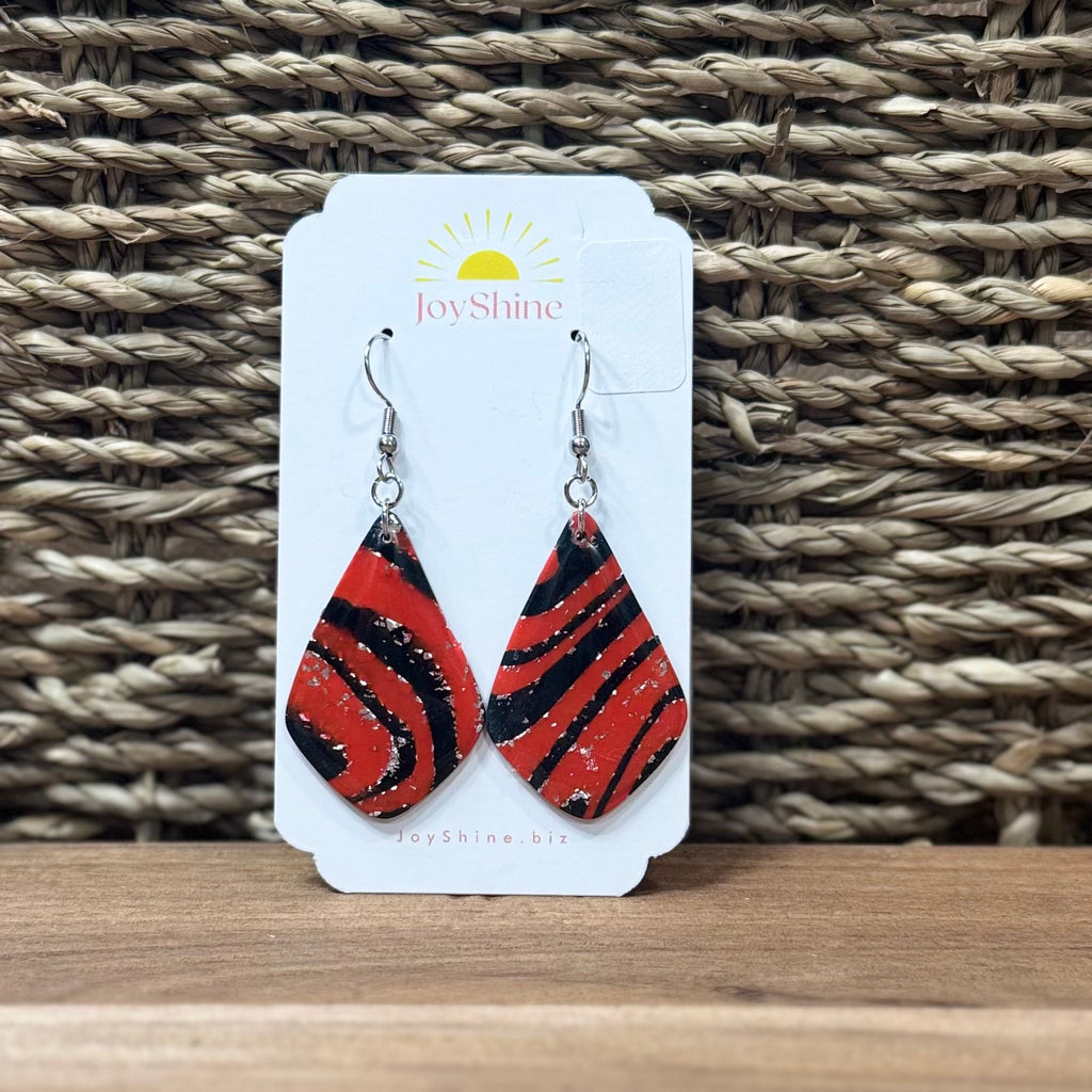 Scarlet Shadow Earrings