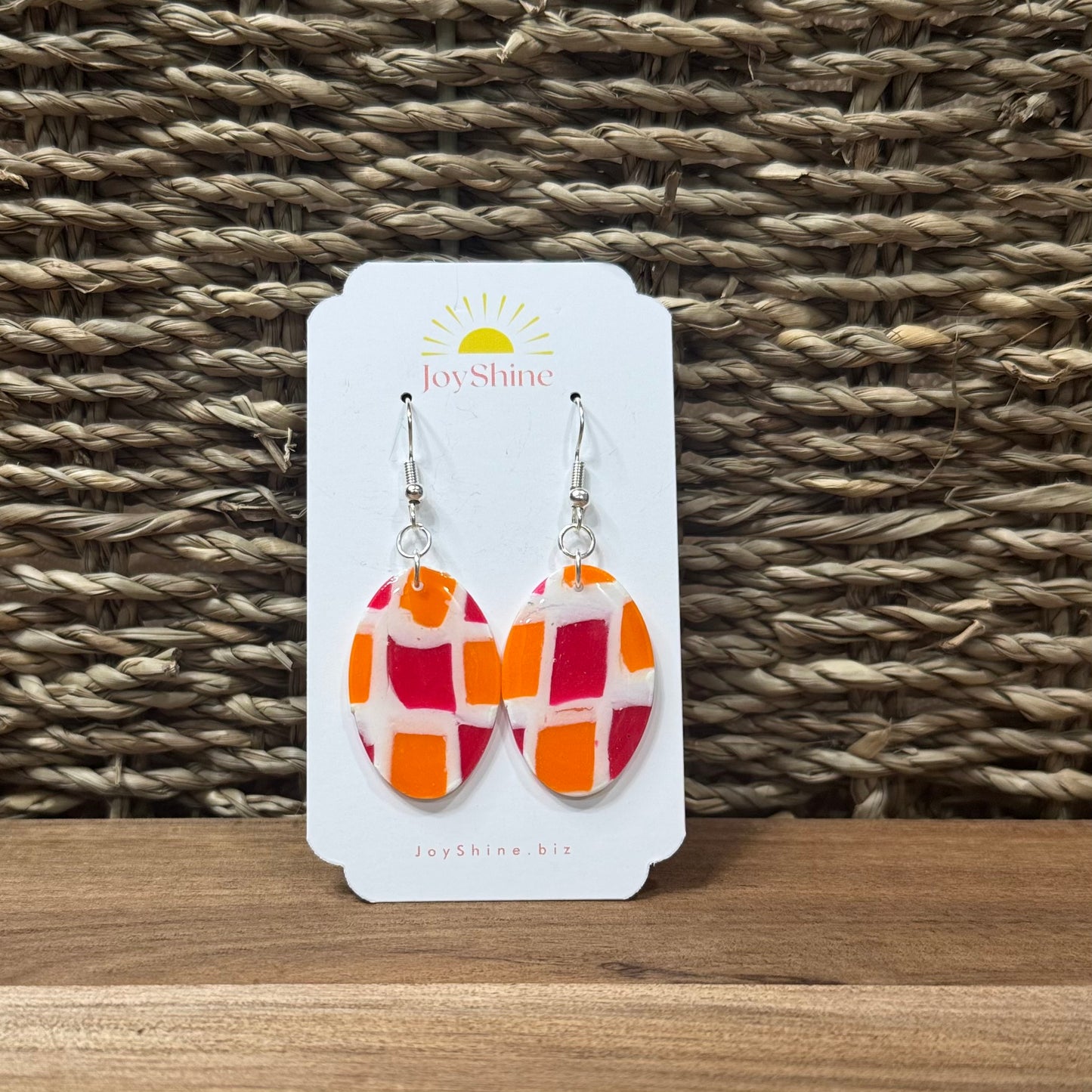Citrus Glow Earrings | Handmade Polymer Clay Earrings | JoyShine