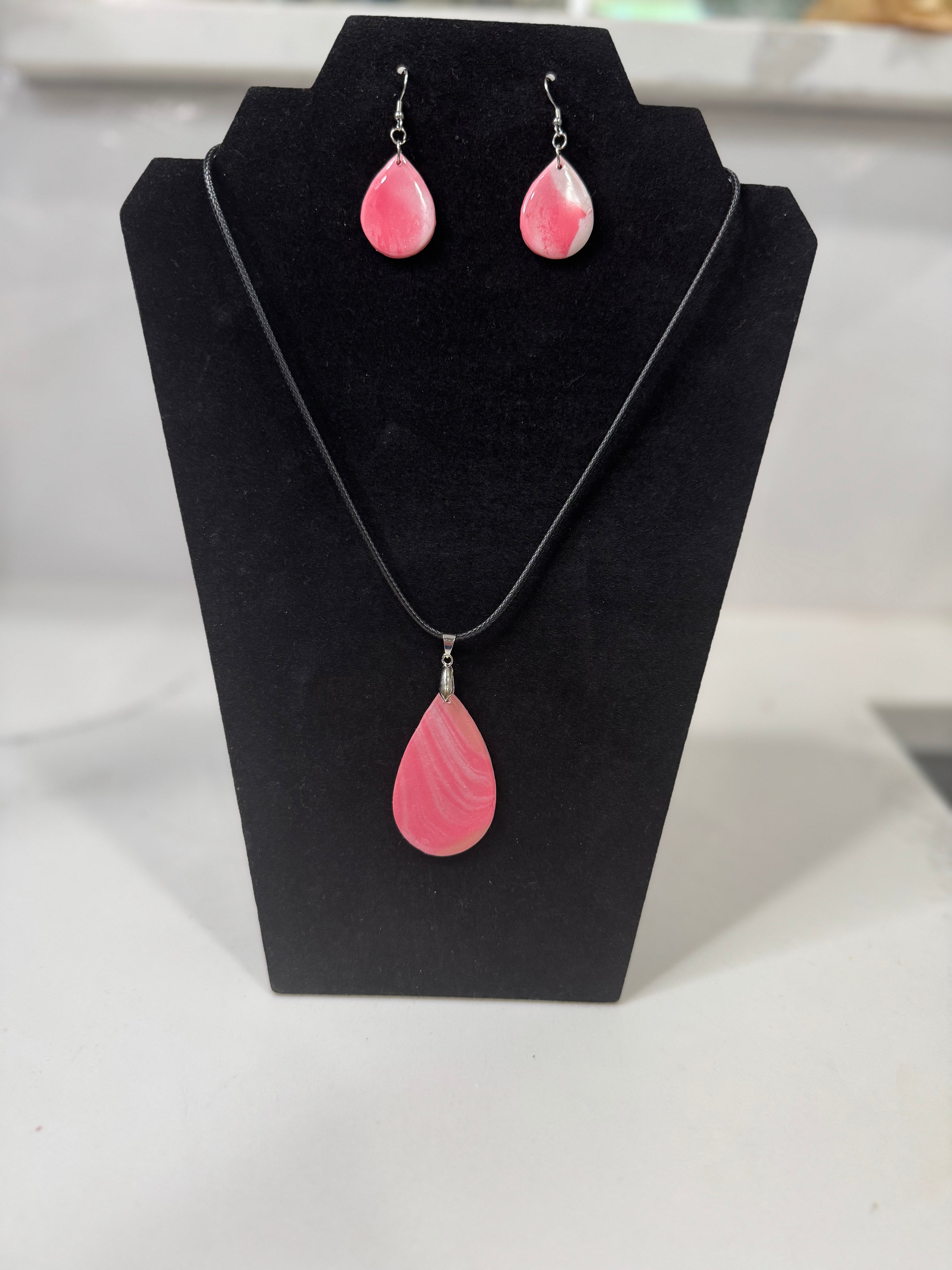 Earring & necklace set #06