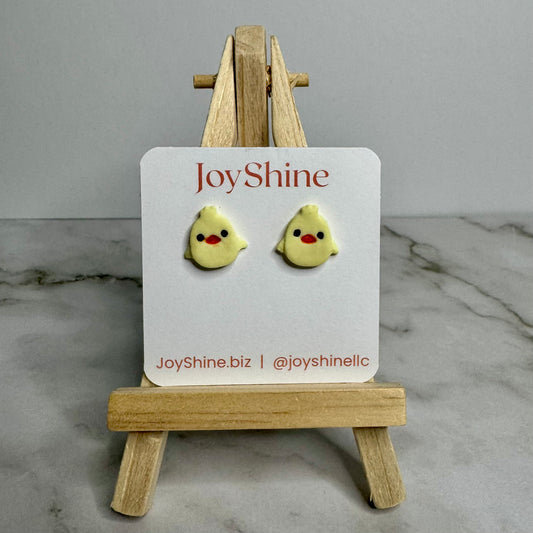 Baby Chicks Studs | Handmade Polymer Clay Earrings