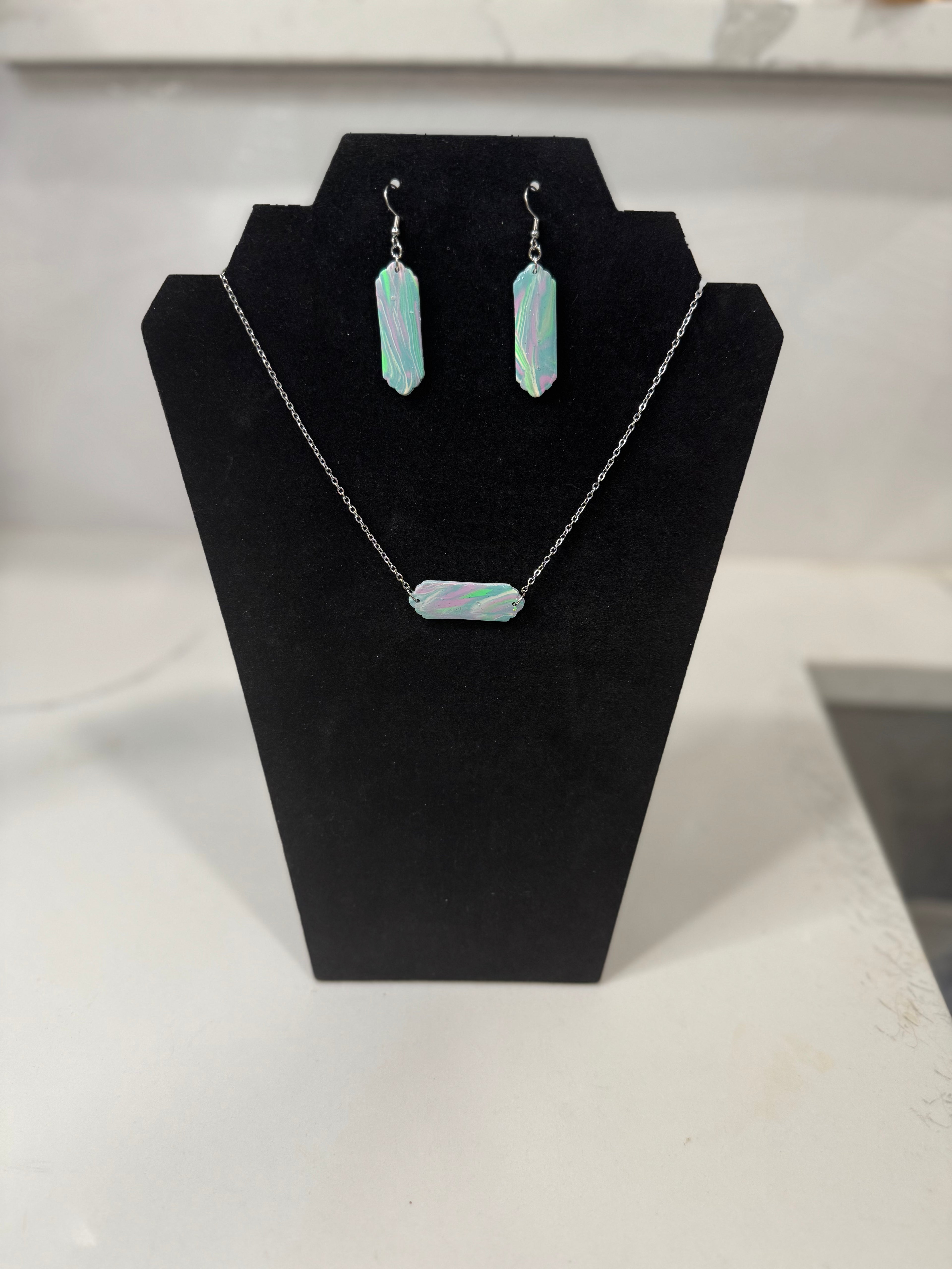 Earring & necklace set #08