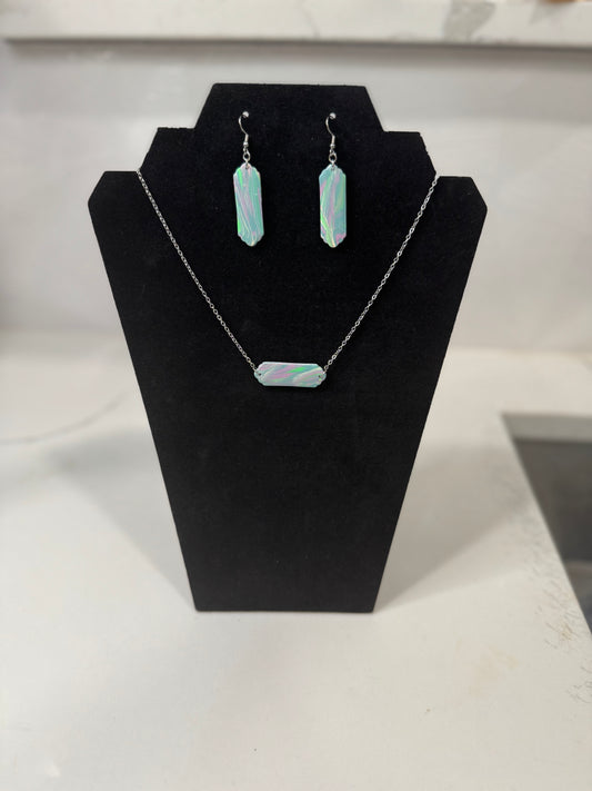 Earring & necklace set #08