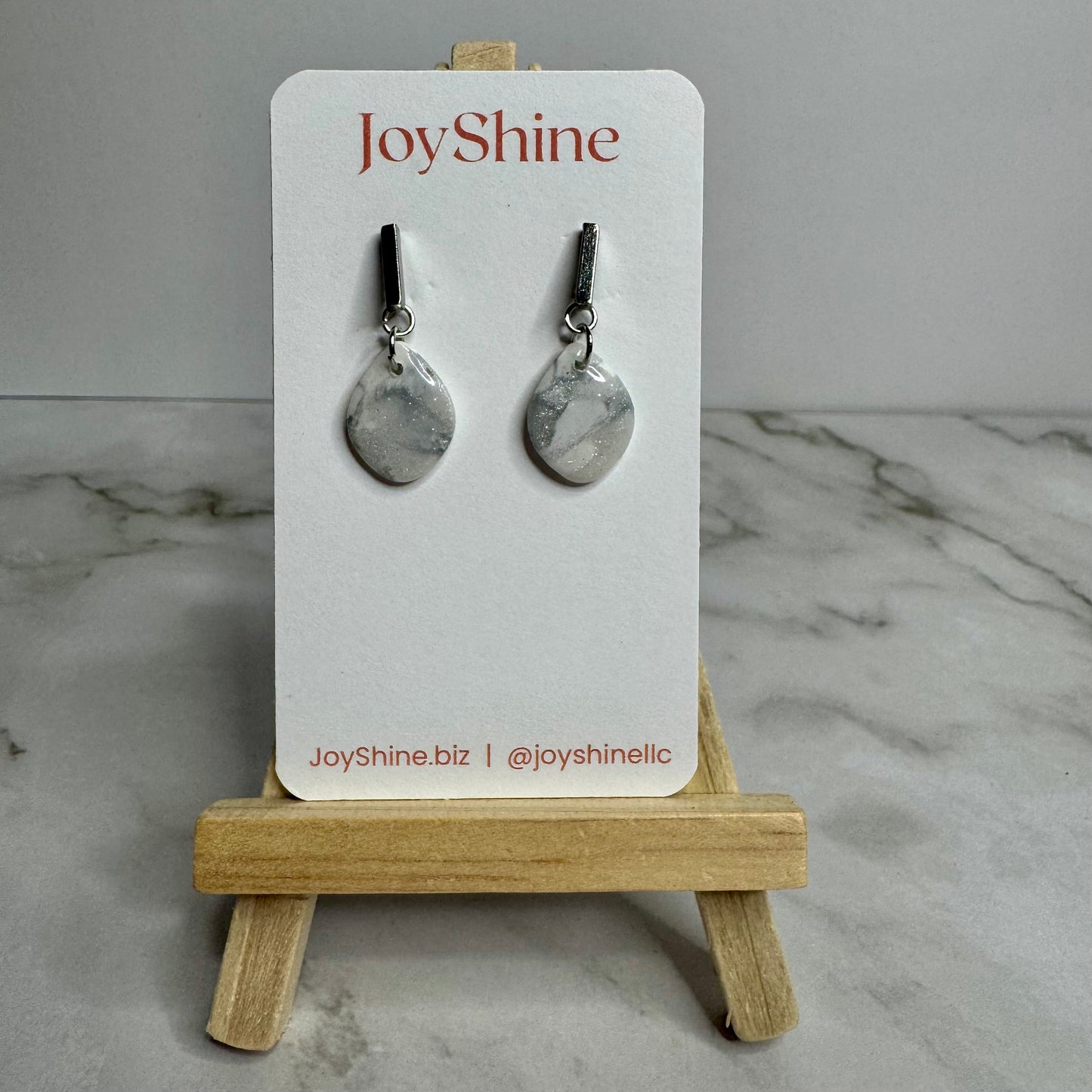 Pendientes Moonwash | Joyería artesanal de arcilla polimérica | JoyShine
