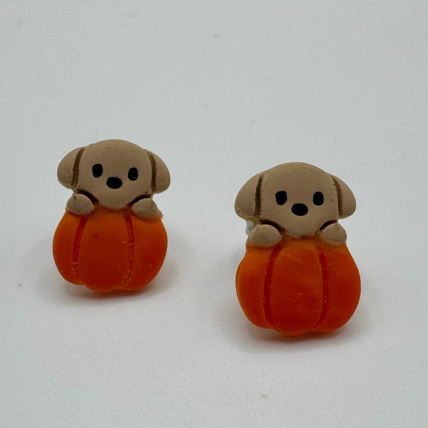 Cat & Dog Earrings – Handmade Apple & Pumpkin Fall Jewelry