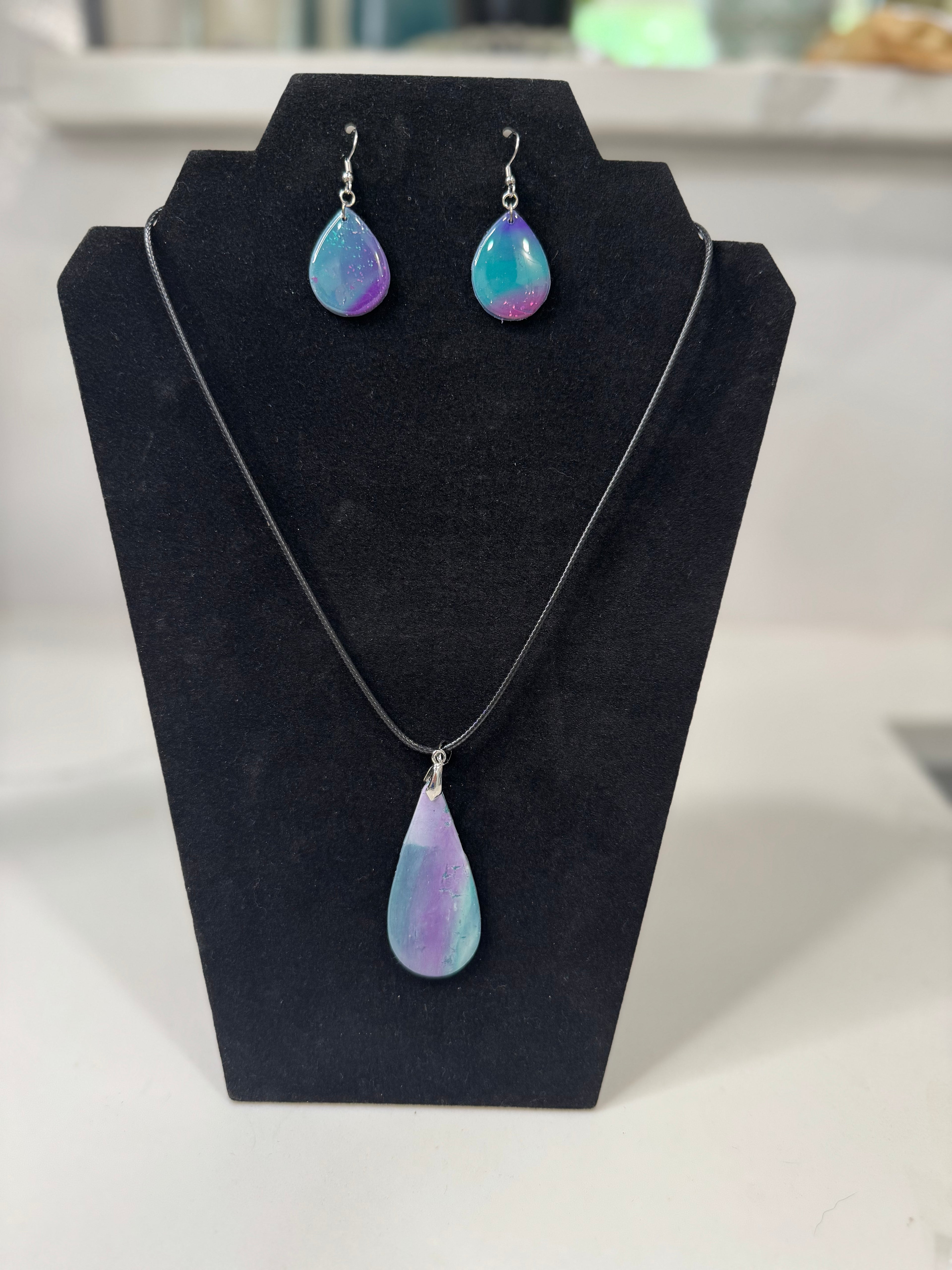 Earring & necklace set #09