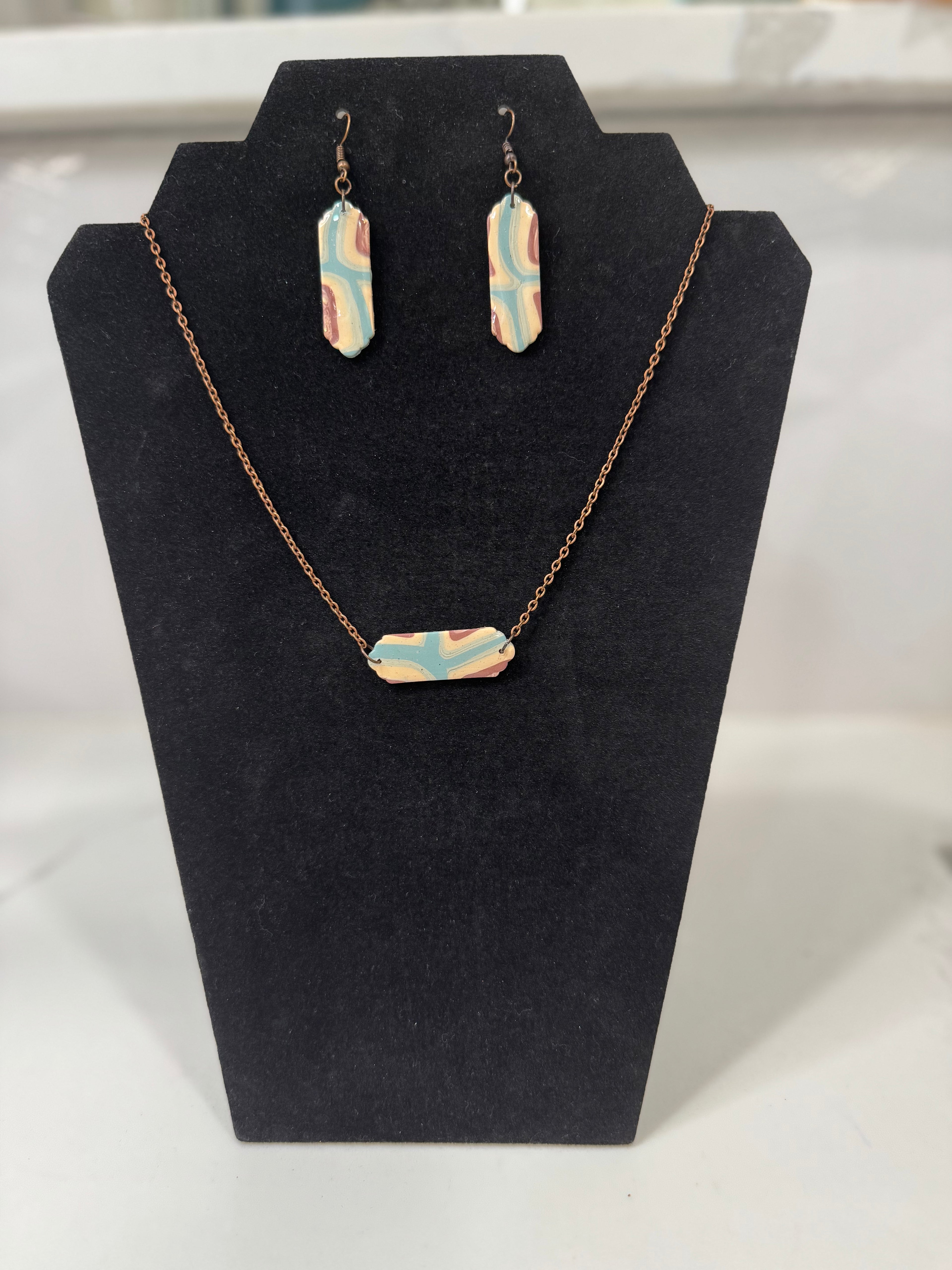 Earring & necklace set #14