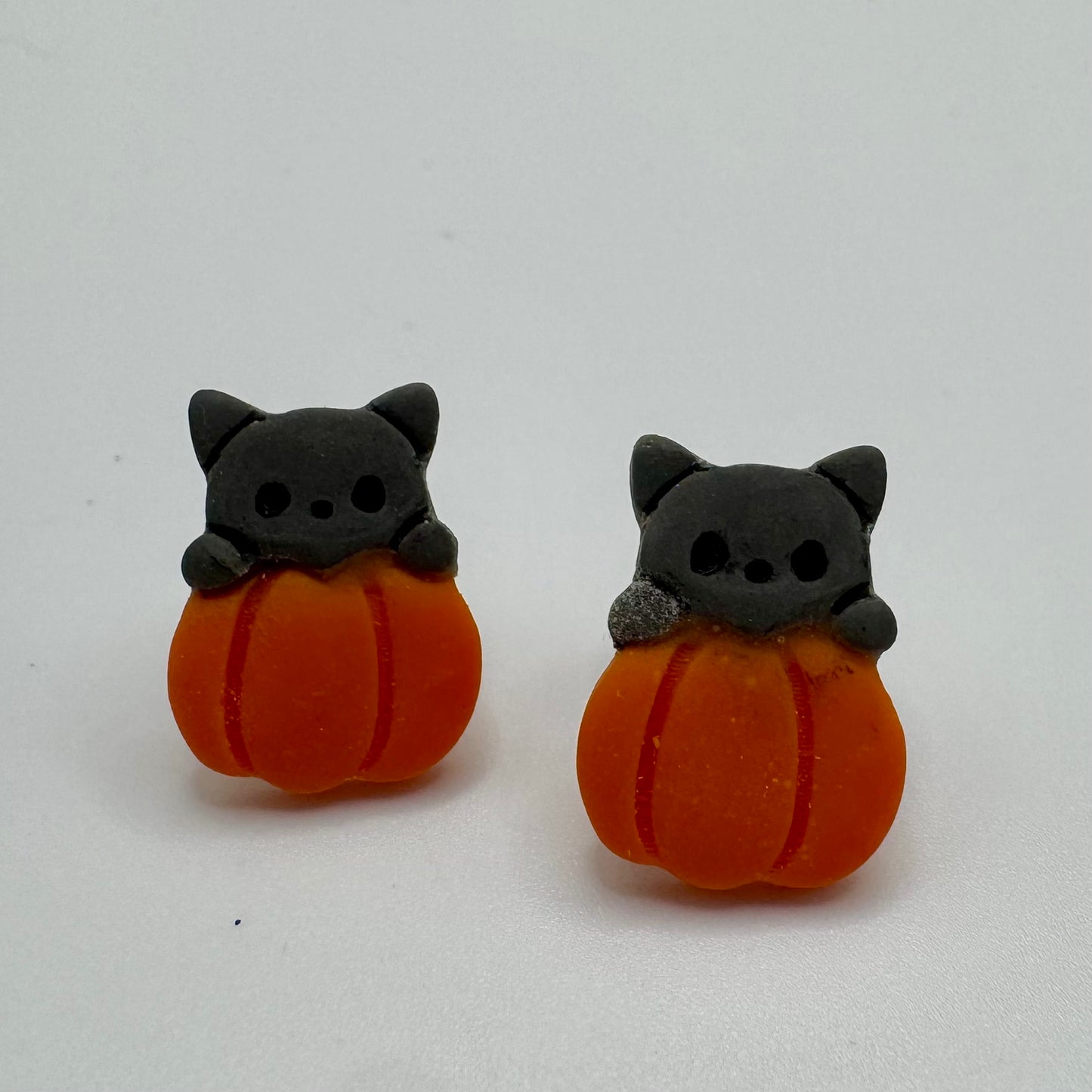 Cat & Dog Earrings – Handmade Apple & Pumpkin Fall Jewelry