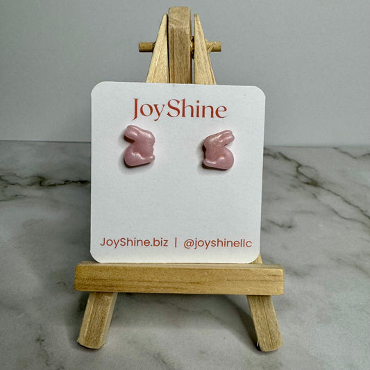 Bunny Stud Earrings | Handmade Polymer Clay Earrings