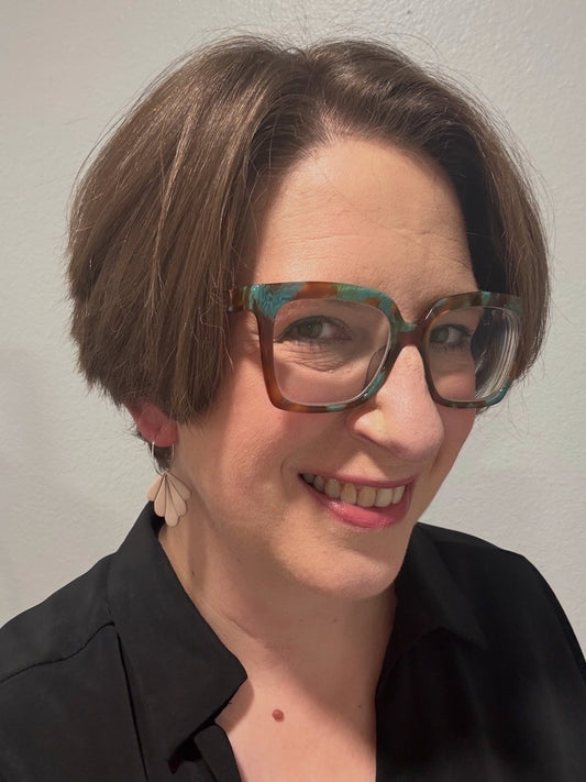 Tan Petal Dangle Earrings | Minimalist Neutral Drop Hoops | Lightweight Statement Earrings