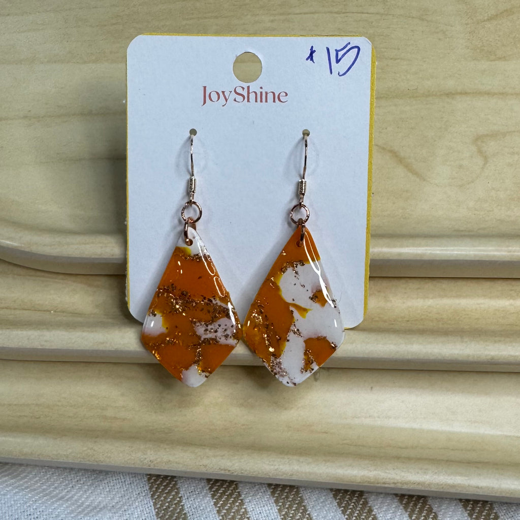Burnt Orange Pride Earrings