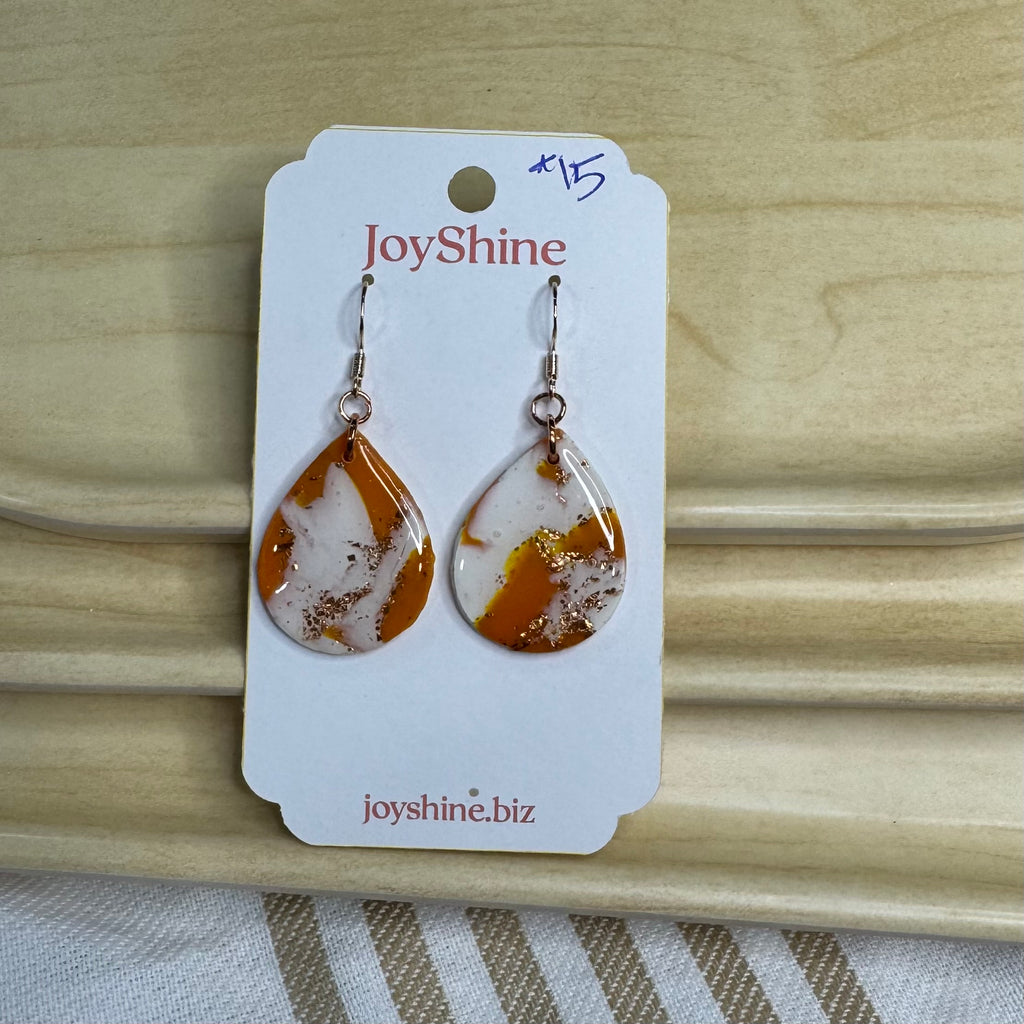 Burnt Orange Pride Earrings