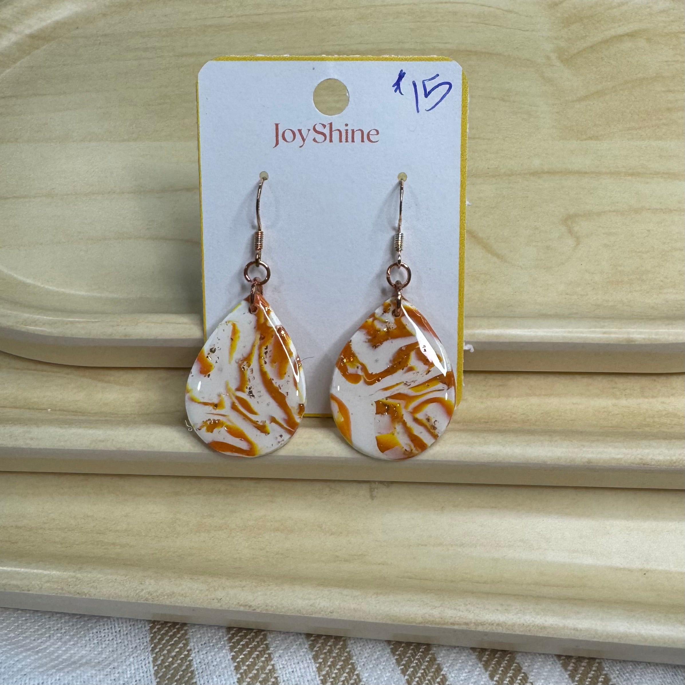 Burnt Orange Pride Earrings