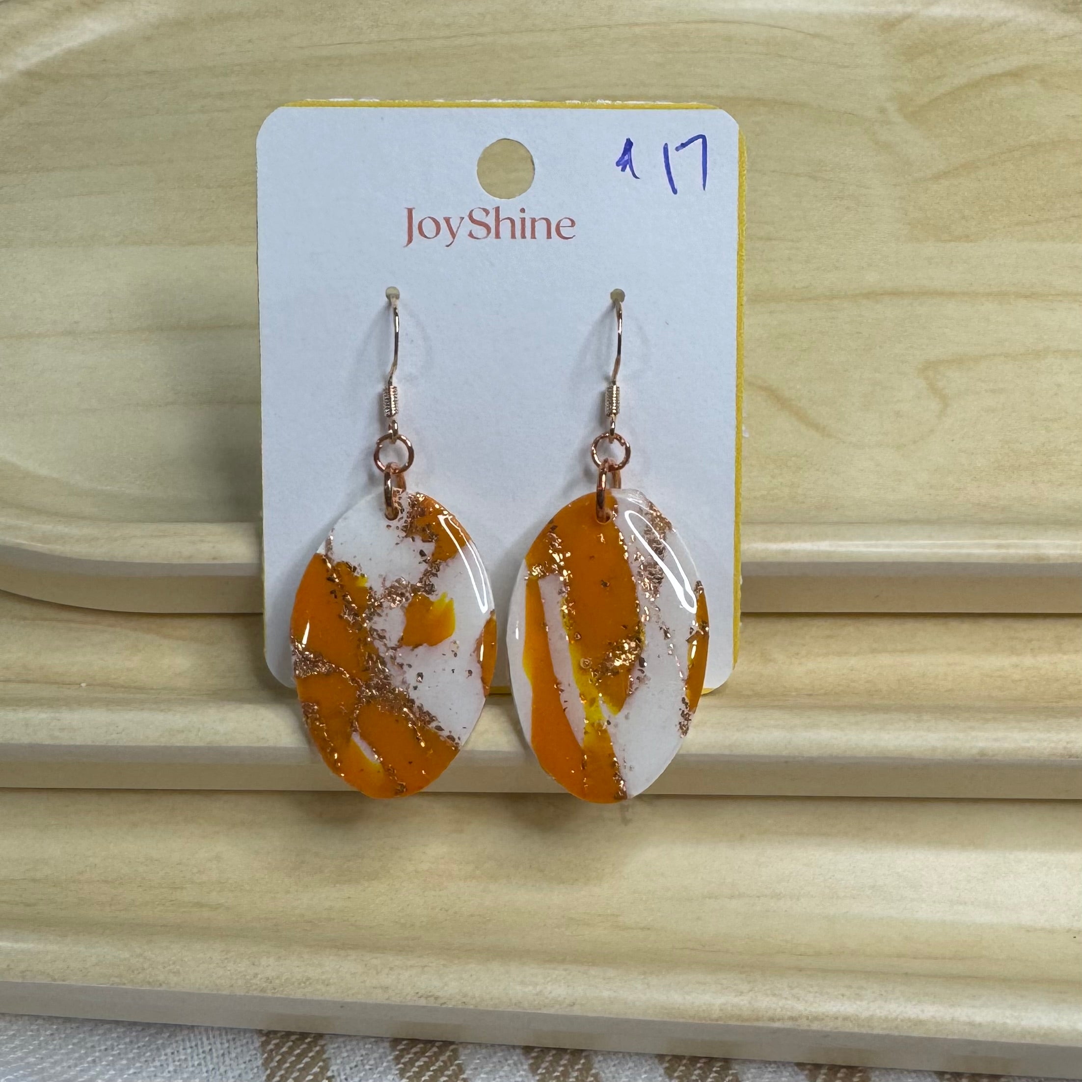 Burnt Orange Pride Earrings
