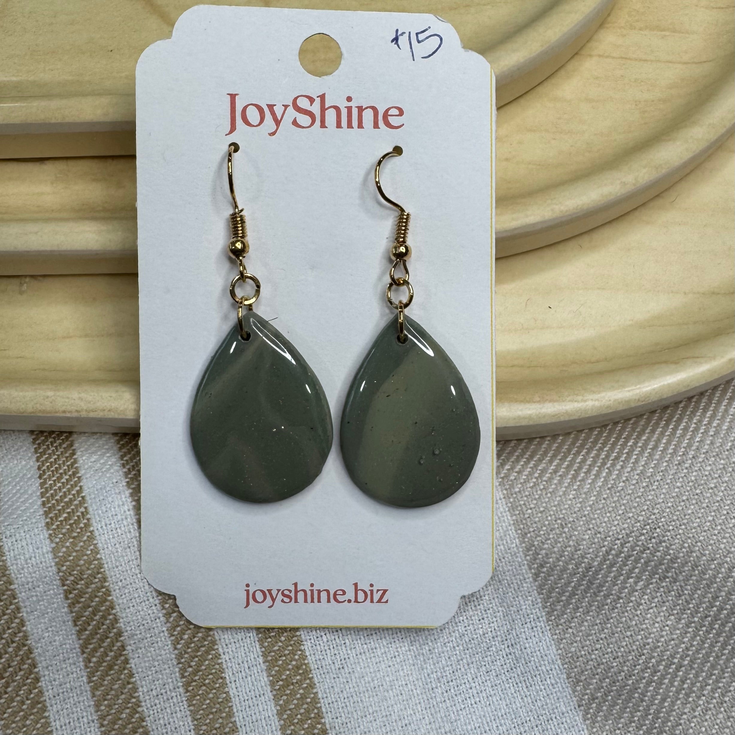 Sage Drop Earrings